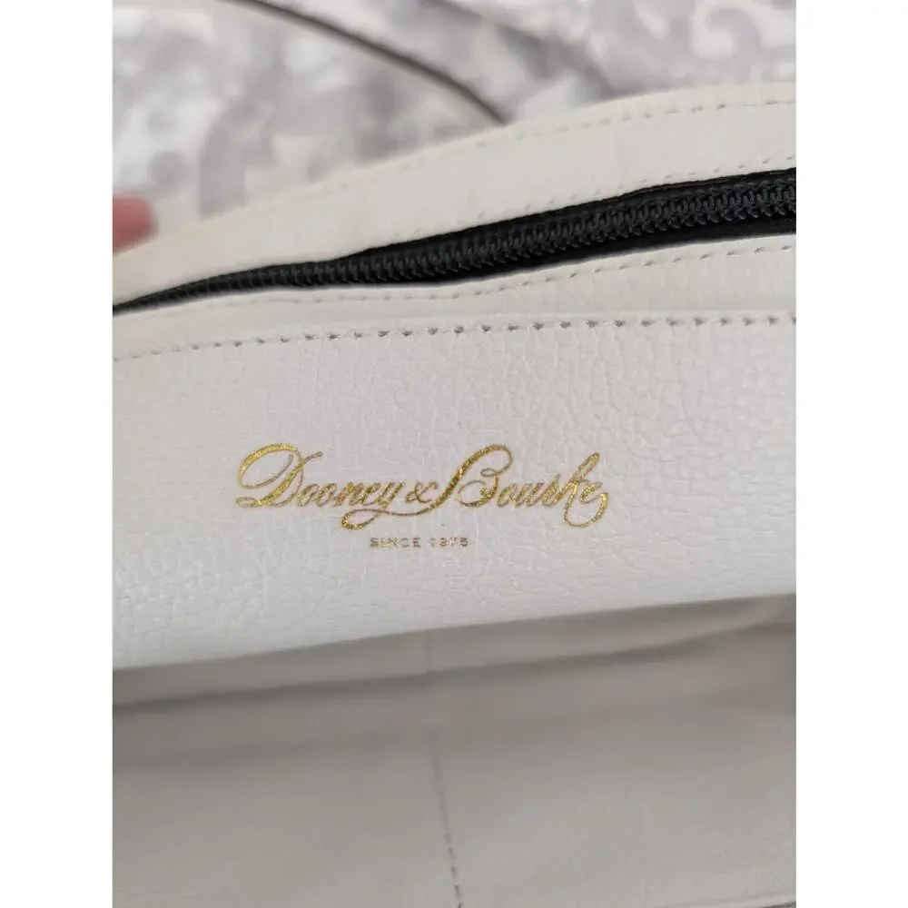 dooney & burke white leather crossbody bag - Picture 6 of 16